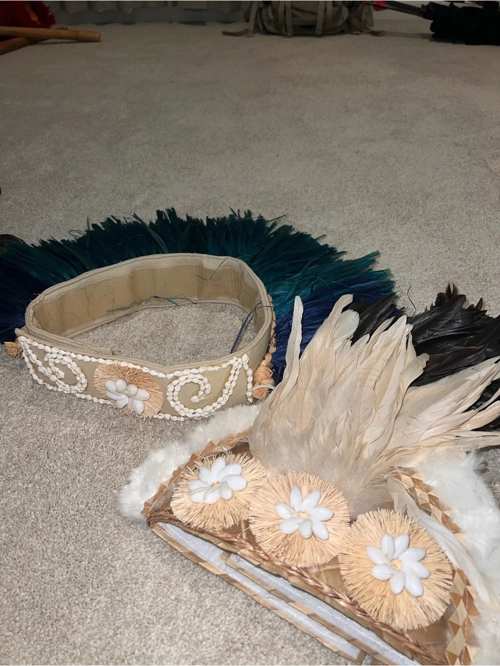 Ori Tahiti belt and headpiece